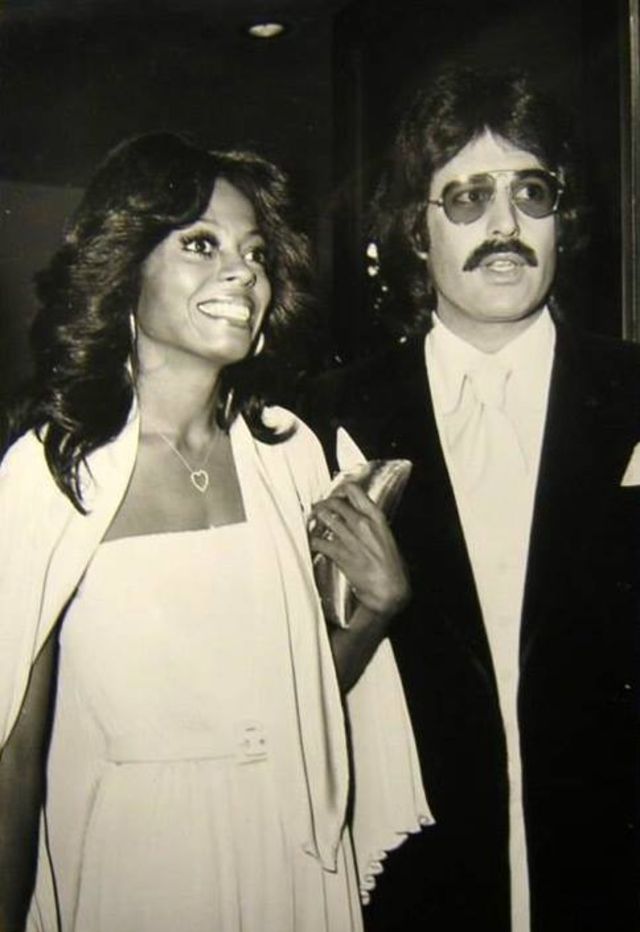 Beautiful Photo of Diana Ross and Robert Ellis Silberstein During Their