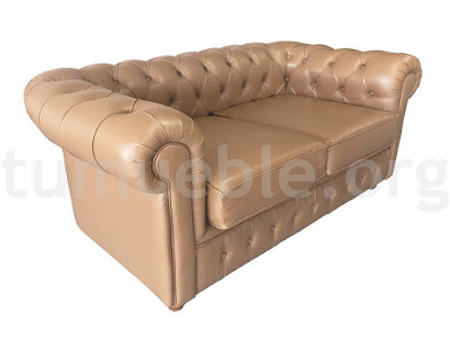 sofa chester piel