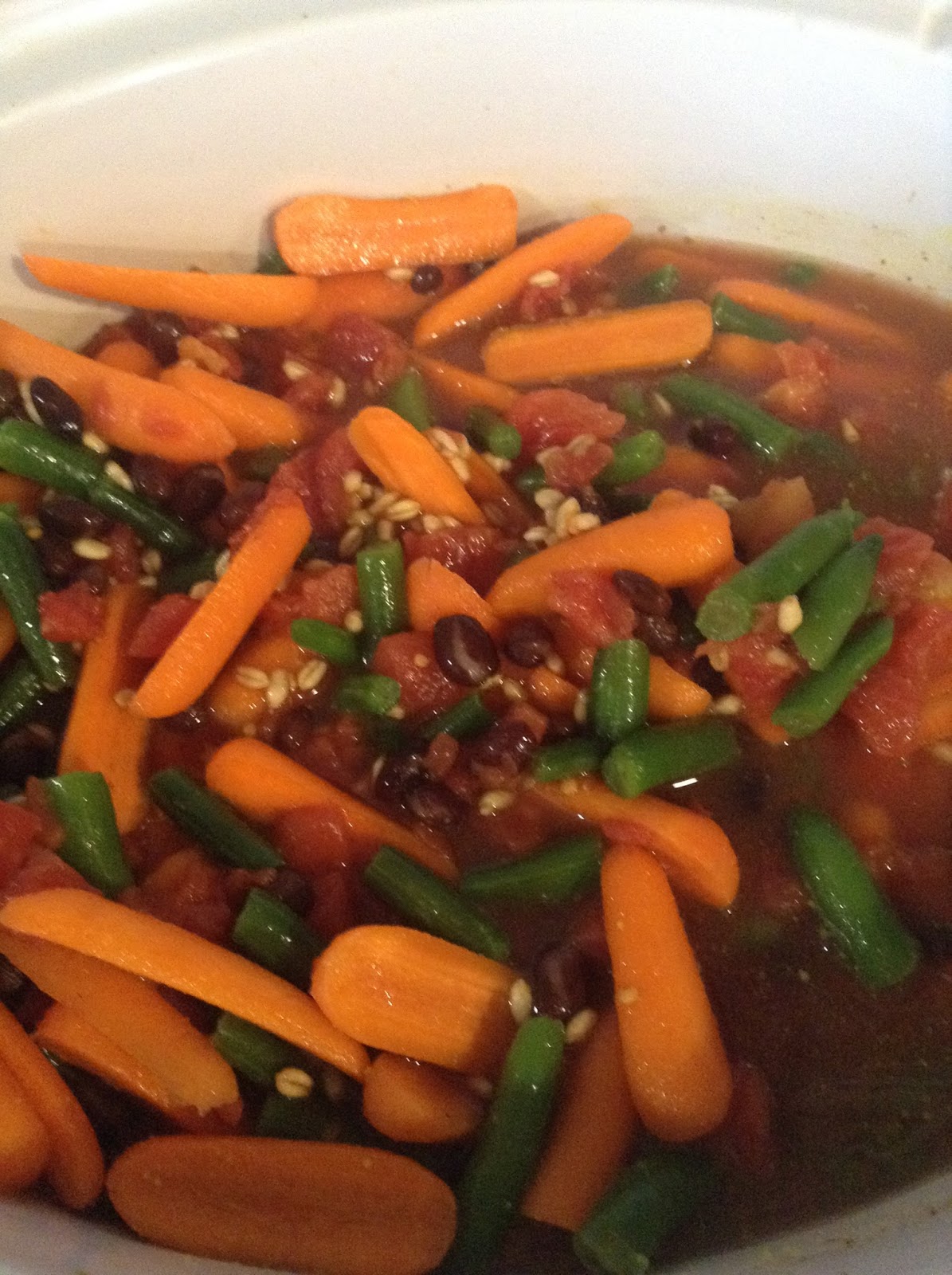 The Wheat Kitchen Crockpot wheat berries and sausage soup