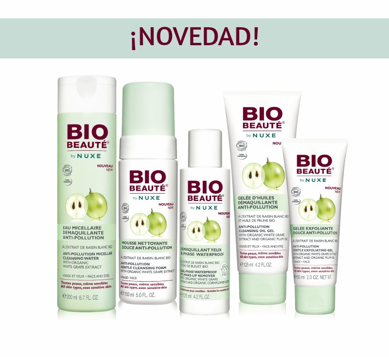 Novedades Bio-Beauté de Nuxe para la limpieza facial