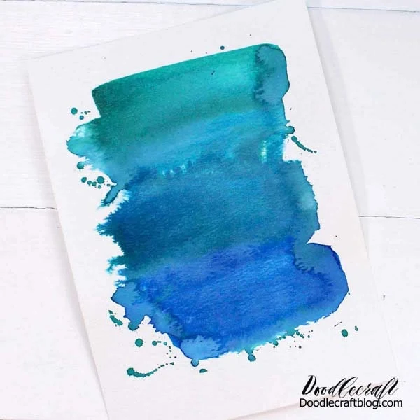 Make Your Own Watercolor Luggage Tags - A Beautiful Mess