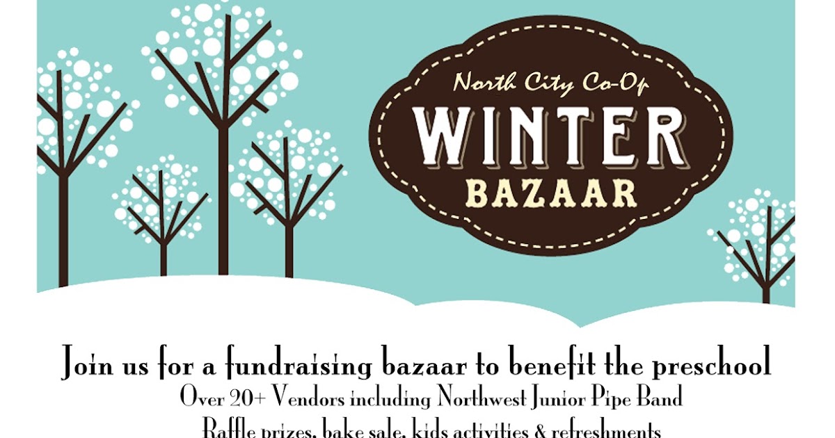 Shoreline Area News North City CoOp Winter Bazaar, Saturday, December 8