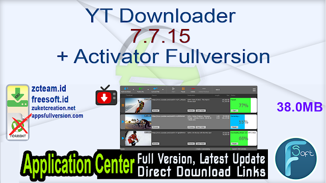 YT Downloader 7.7.15 + Activator Fullversion