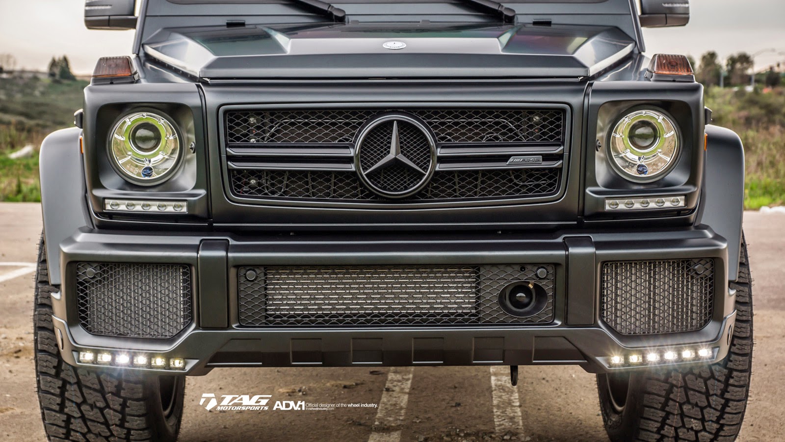 Mercedes Gelandewagen с кенгурятником