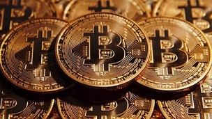 Immagine di monete virtuali di Bitcoin