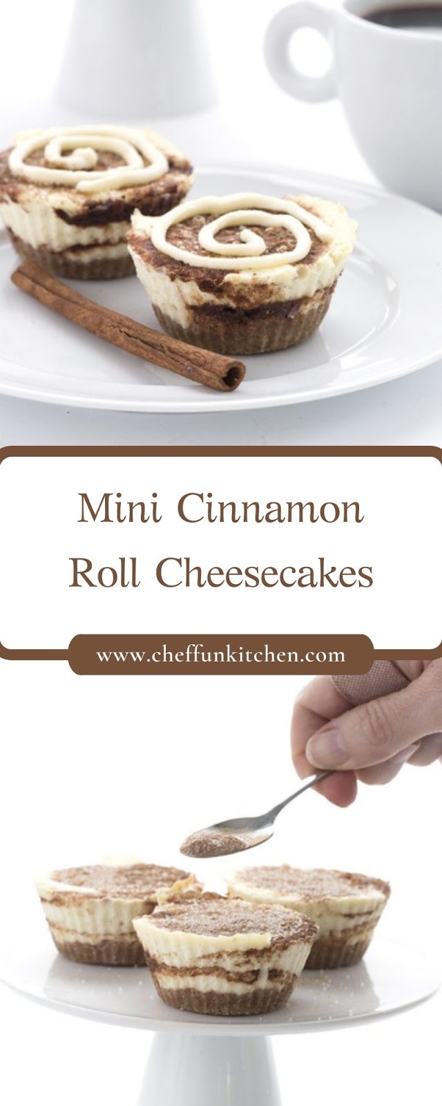 Mini Cinnamon Roll Cheesecakes Mini Cinnamon Roll Cheesecakes