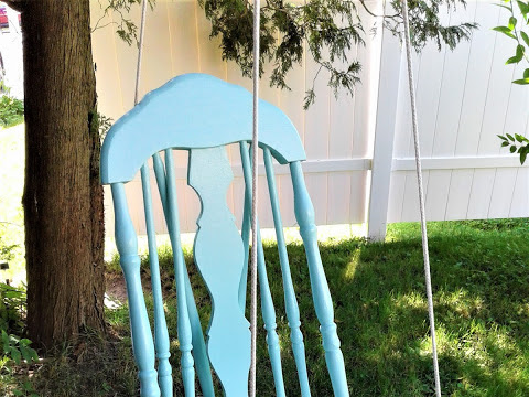 How to Make a Plant Swing Out of a Chair and Fresh Peaches and Cream Cupcakes