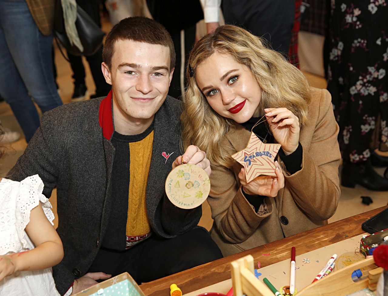 Brec Bassinger Clicks At Brooks Brothers Host Annual Holiday