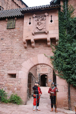 La Porta di ingresso al castello di Haut Koenigsbourg