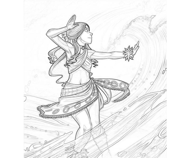 katara coloring pages - photo #20