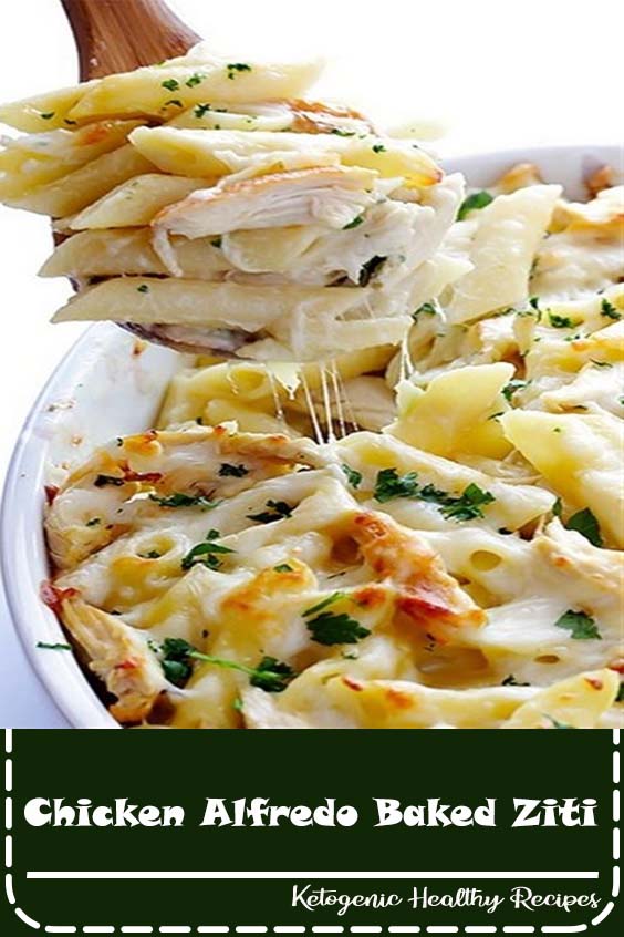 Chicken Alfredo Baked Ziti Plant Based Meals Vegan