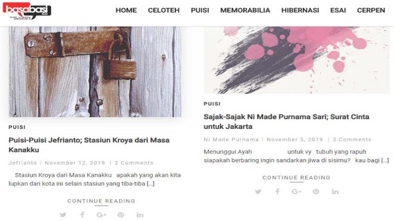 Ingin Dapat Honor dari Menulis Puisi? Coba ke Basabasi.co