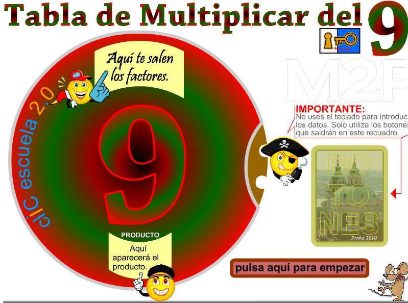 aprendemosentretenidos TABLA DEL 9