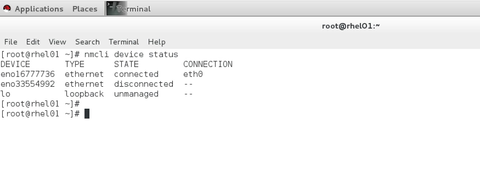 Using nmcli command in linux networking RHEL/CentOS 7 Root Of Info