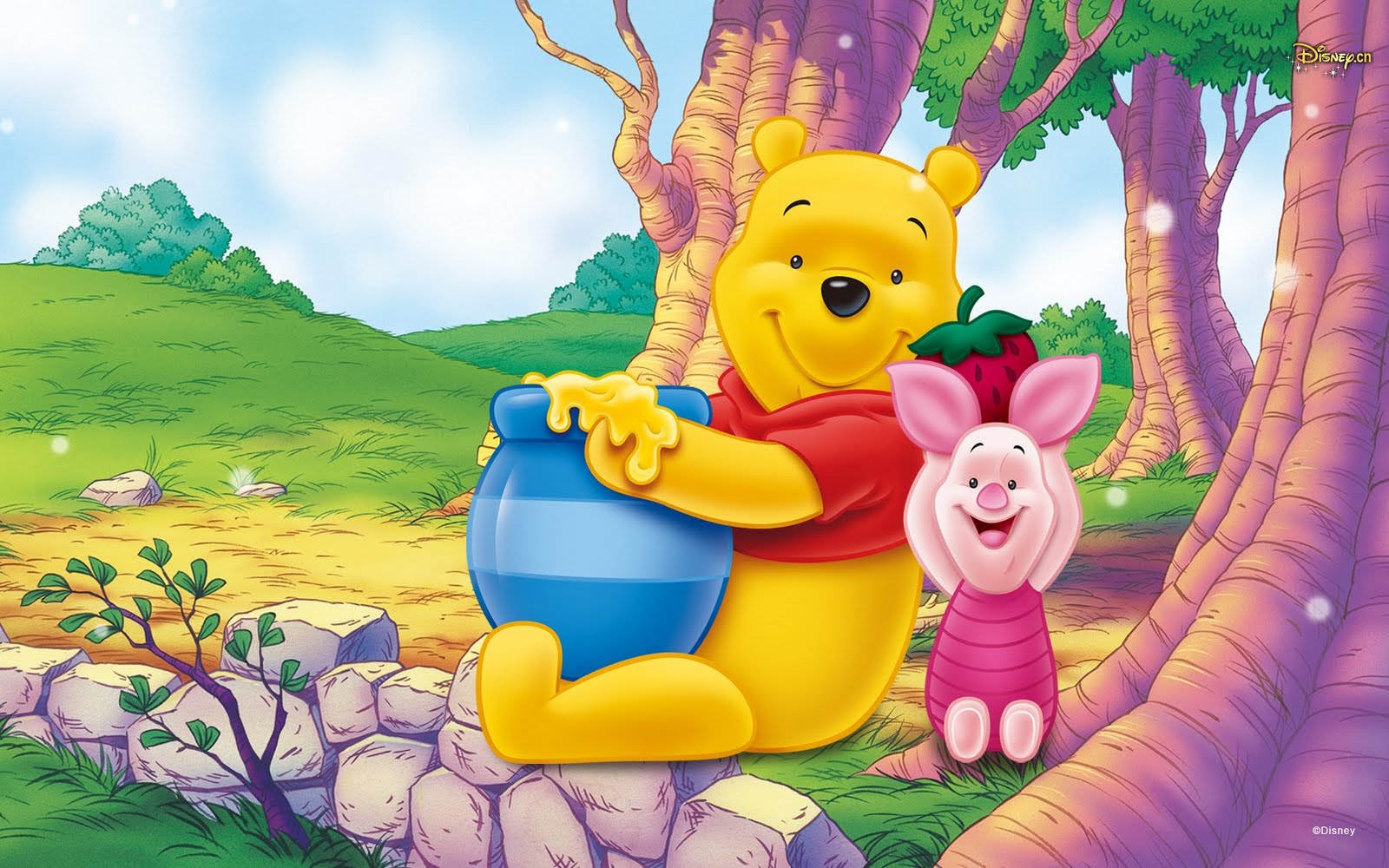 Wallpapers Photo Art: Winnie the Pooh Wallpaper, HD Wallpaper