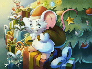 Original new year greetings mice and rats 2026. Free, beautiful live Christmas cards in the year of mouse
