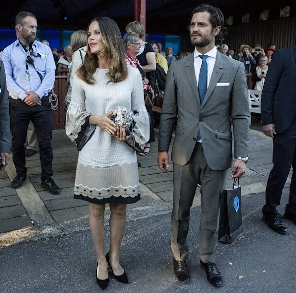 Prince Carl Philip and Princess Sofia Hellqvist at the Swedish Local Heritage Federation 100th anniversary ceremony. Sofia Hellqvist Style