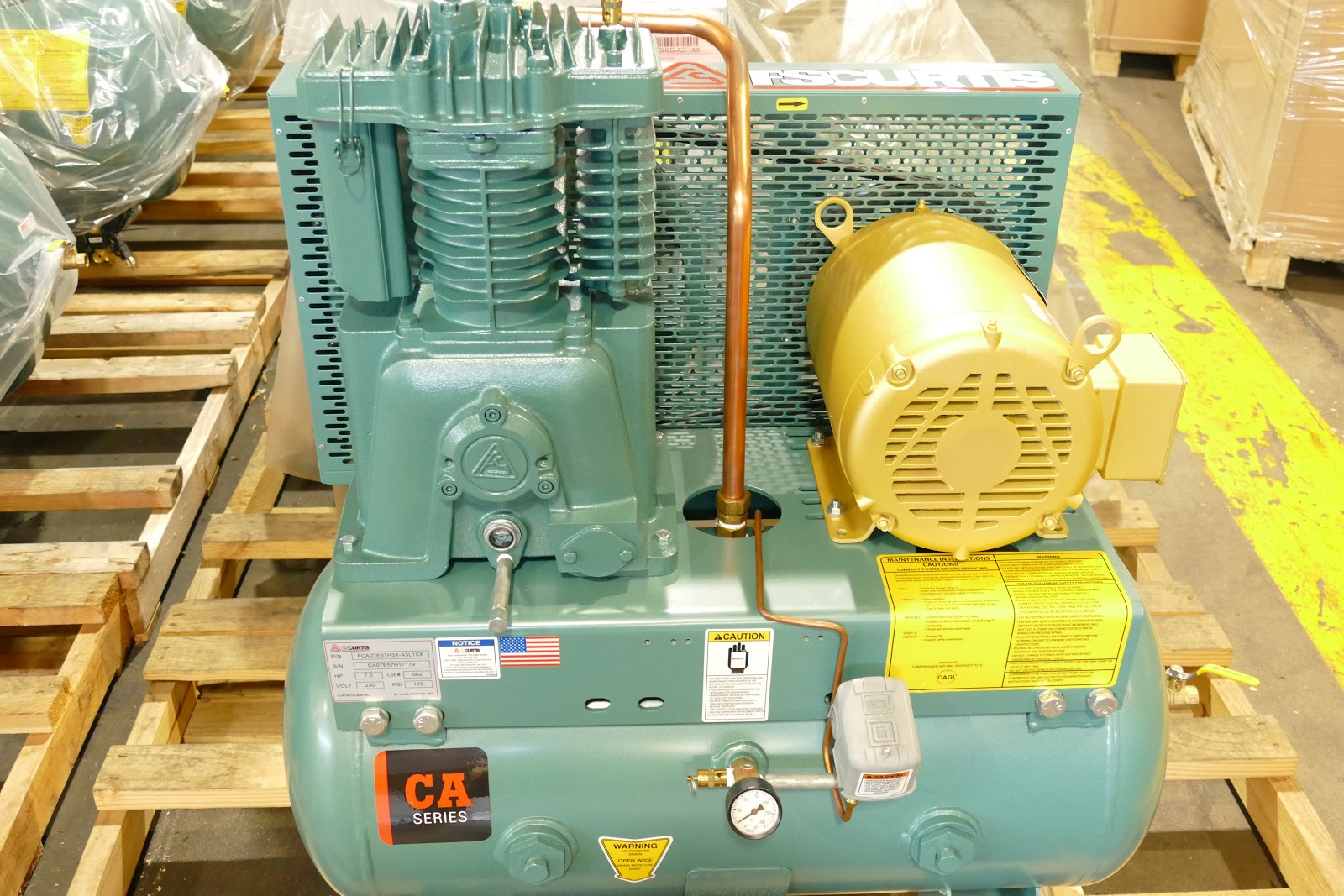 CURTIS AIR COMPRESSORS air compressor motors, single phase compressor