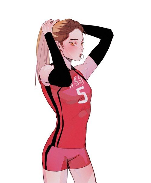 Volleyball anime girls | Animoe