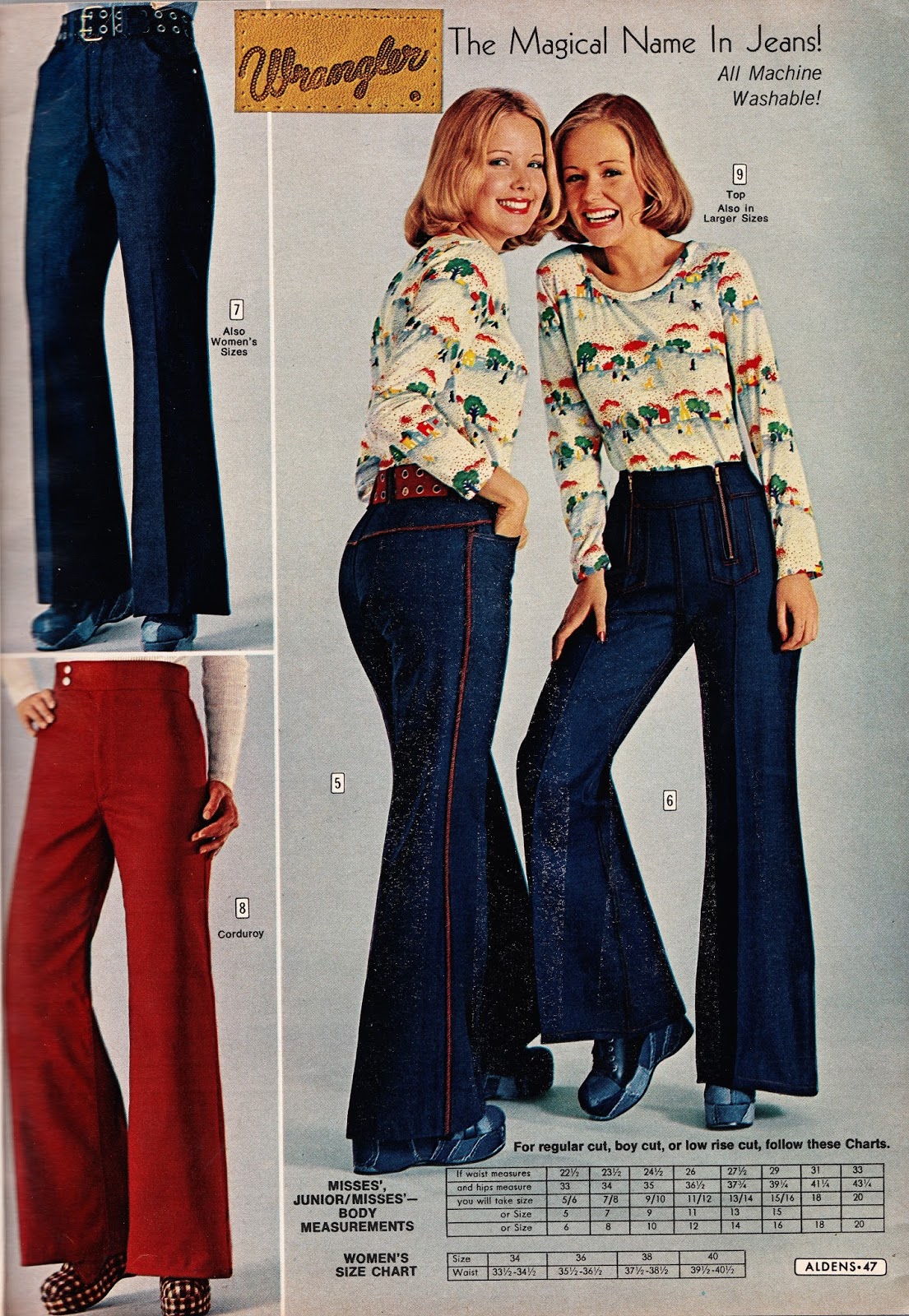 Kathy Loghry Blogspot: That's So 70s: Aldens Jeans Gals!
