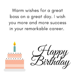 formal birthday wishes for boss