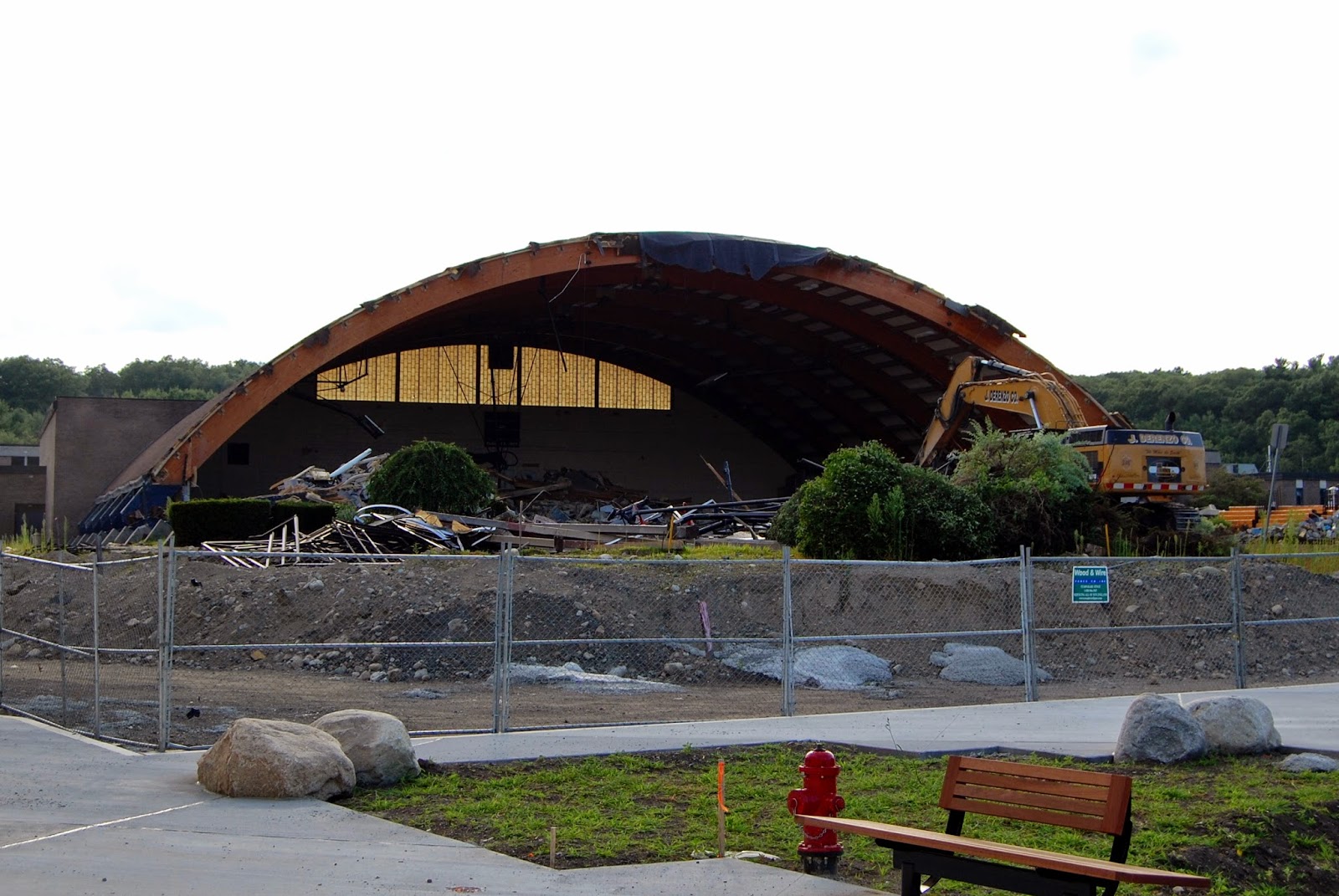 demolition of the field house