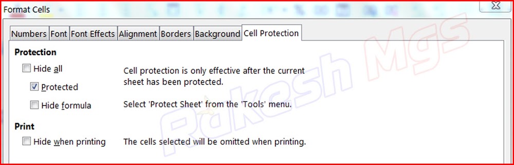 Select Unprotected Cells