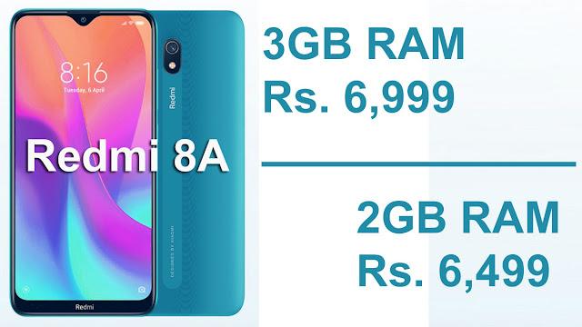 Redmi 8A Price in India