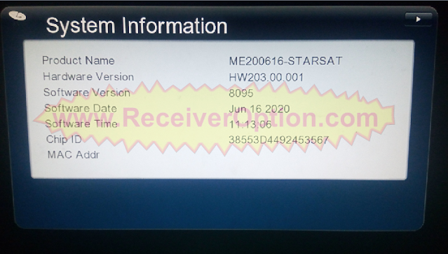 GX6605S STARSAT PRO U25 SOFTWARE NEW UPDATE 16 JUNE 2020