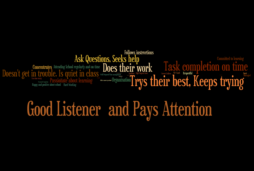 Knowledge seeker's blog what do good learners do (Wordle)?
