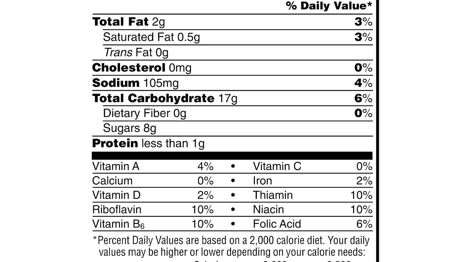 Nutrition Facts Rice Krispies Rice Choices