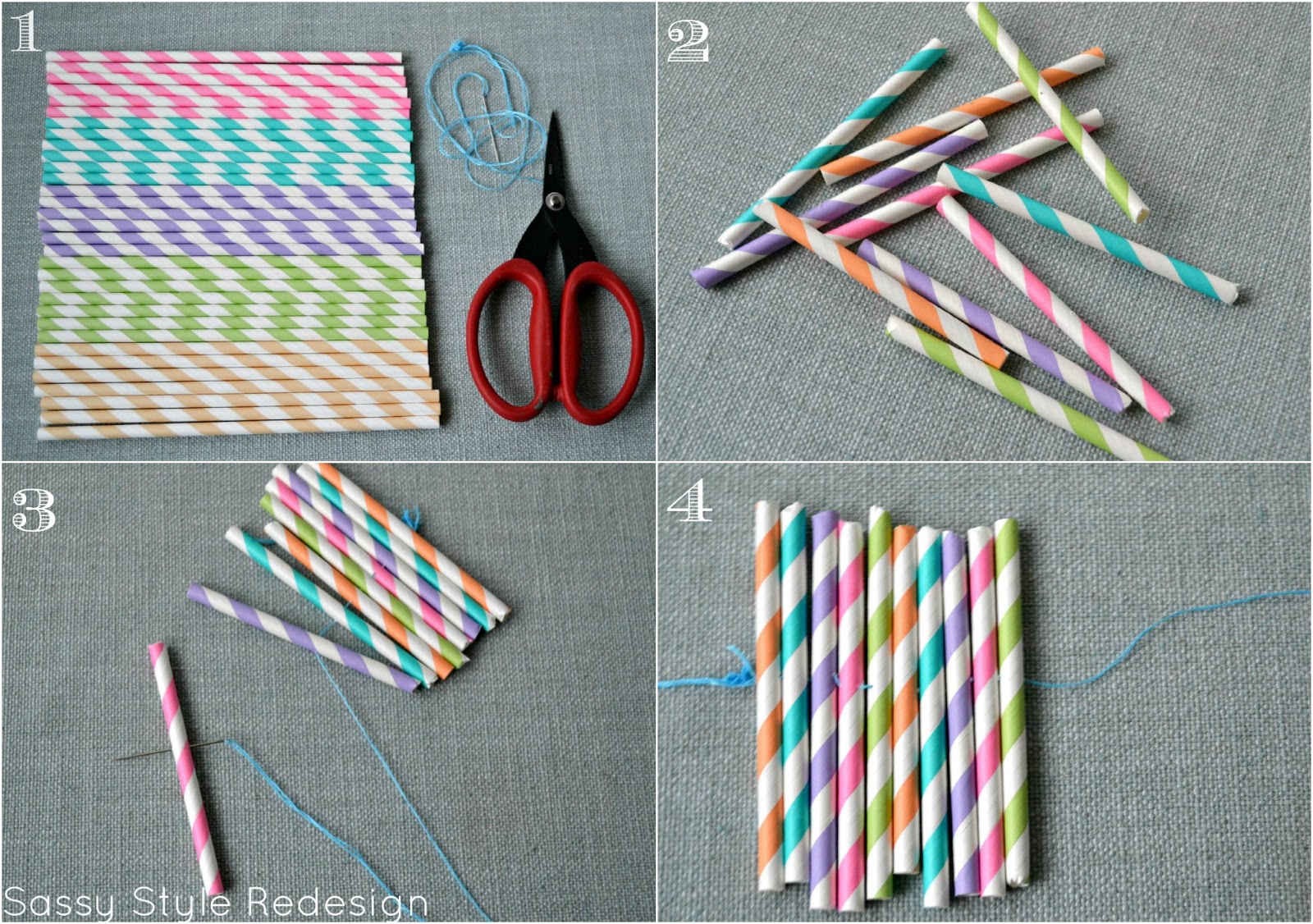 Allred Design Blog: IBP Paper Straws  Paper straws, Easter garland, Crafts