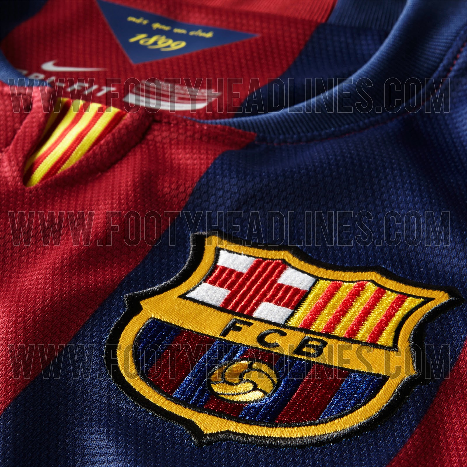 FC Barcelona 14-15 (2014-15) Home, Away and Third Kits - Footy Headlines