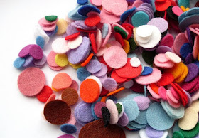 Bugs and Fishes by Lupin: Giveaway: Felt Circles