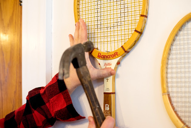Keep Smiling: Tennis Racket Picture Frame DIY