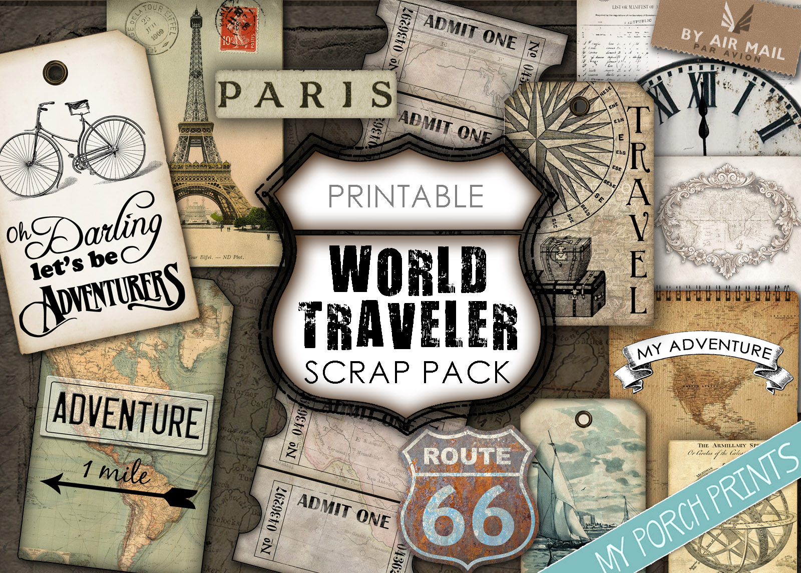 World Traveler Scrap Pack