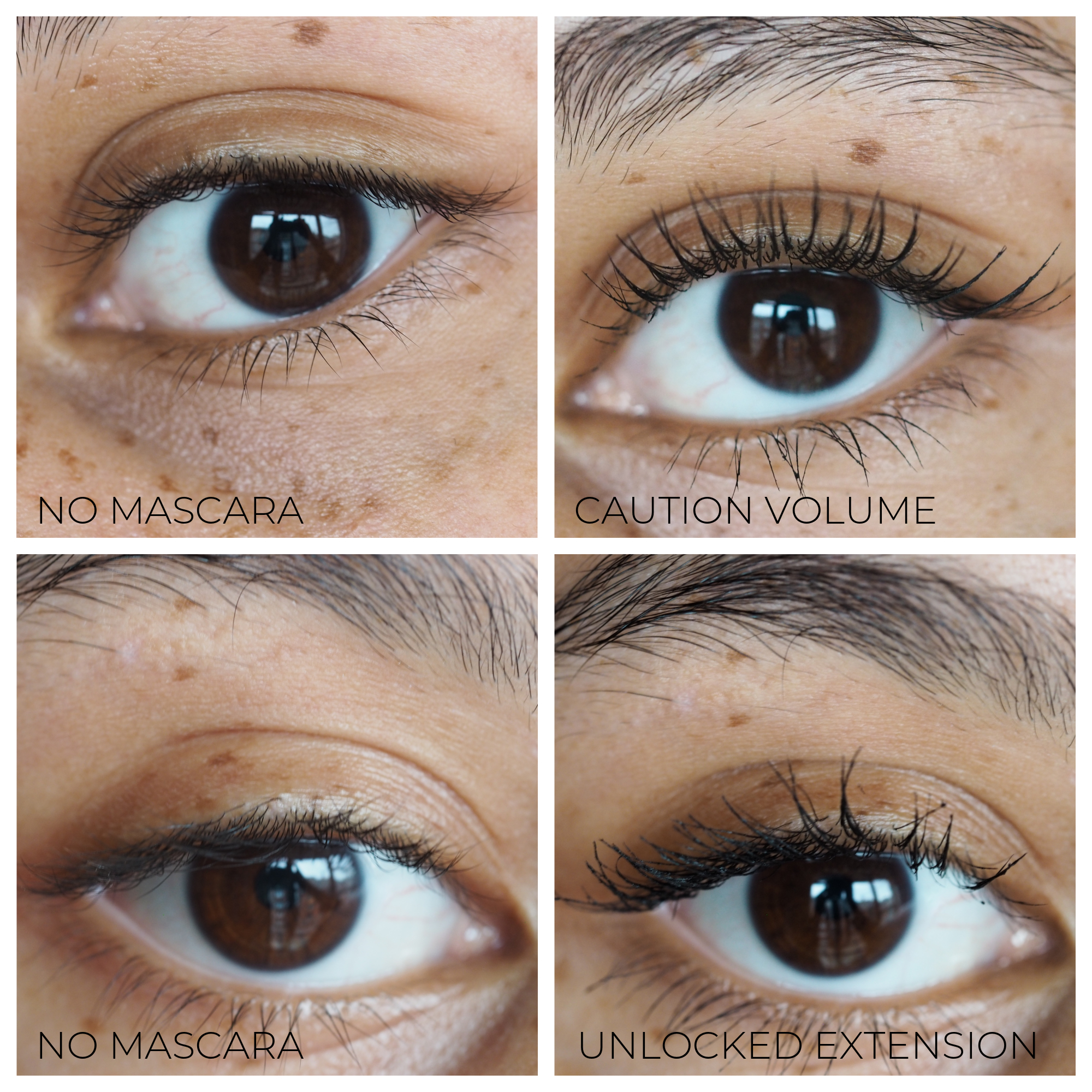 HOURGLASS CAUTION EXTREME VOLUME VS. UNLOCKED INSTANT EXTENSION MASCARA
