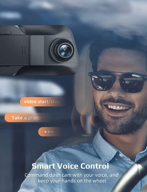 ViviLink VX510 2.5K Car Mirror Dash Cam Voice Control