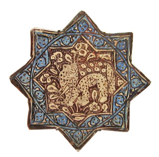 Seramik tablette fil. İran, 12. yüzyıl sonu.