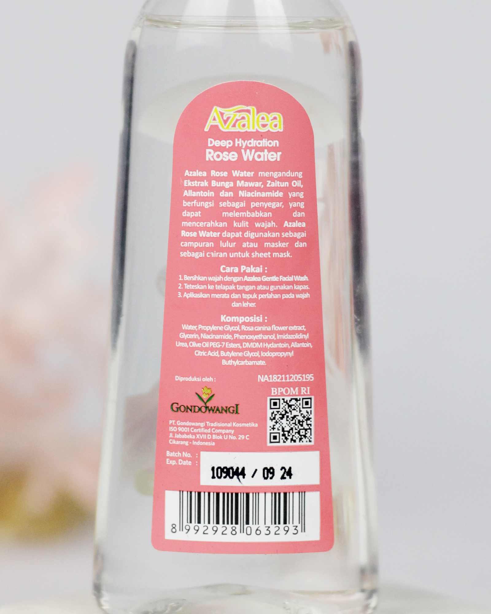 Azalea Deep Hydration Rose Water