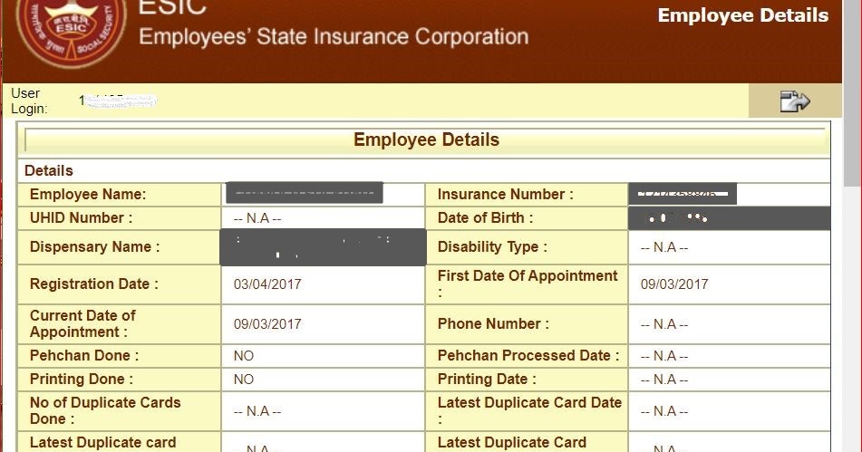 How To Check Details In ESI CARD Online