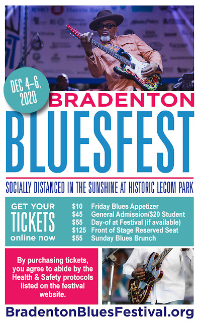 Blues Florida - Online Guide to Live Jazz & Blues at JazzBluesFlorida.com: Bradenton Blues Festival 2020 Set For December 4-6 at LECOM Park - The and Biggest Florida Blues