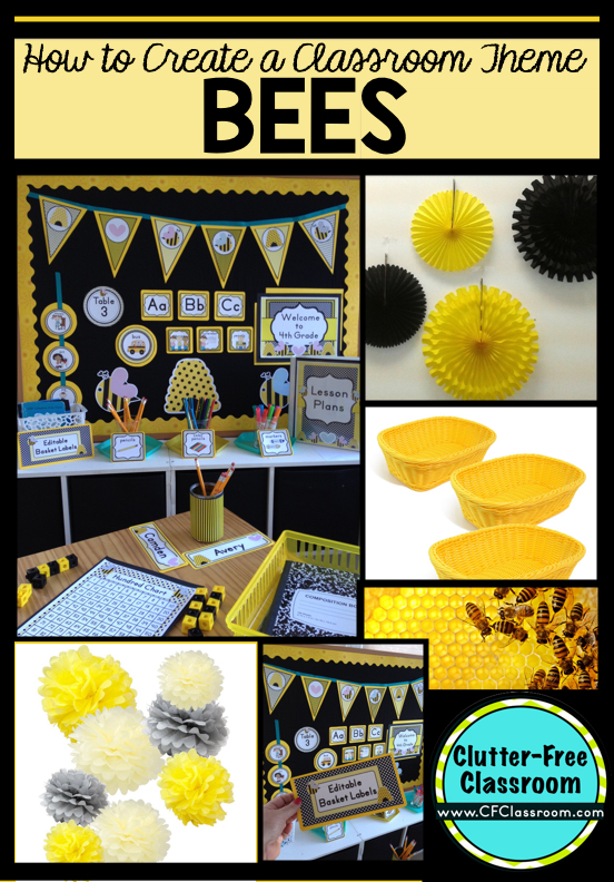 Bees Themed Classroom Ideas Printable Classroom Decorations