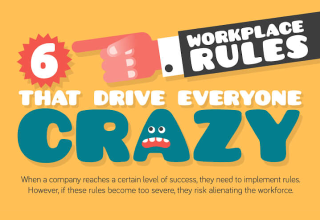 6 Workplace Rules That Drive Everyone Crazy #infographic