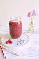 Chia fresca aux framboises - Raspberry chia fresca • Cook a life by Maeva