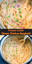 pressure cheesy spaghetti cooker chicken