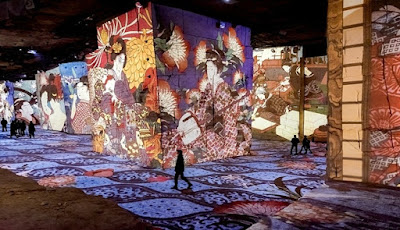 Carrières de Lumières: Galeri Seni Imersif di Bekas Tambang