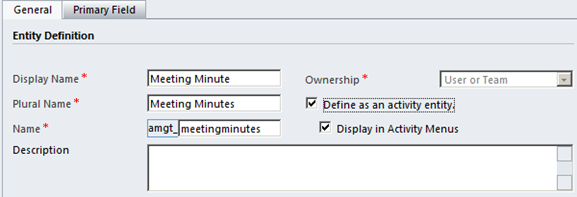 Java Script CRM 2011 Adding New Activity Types