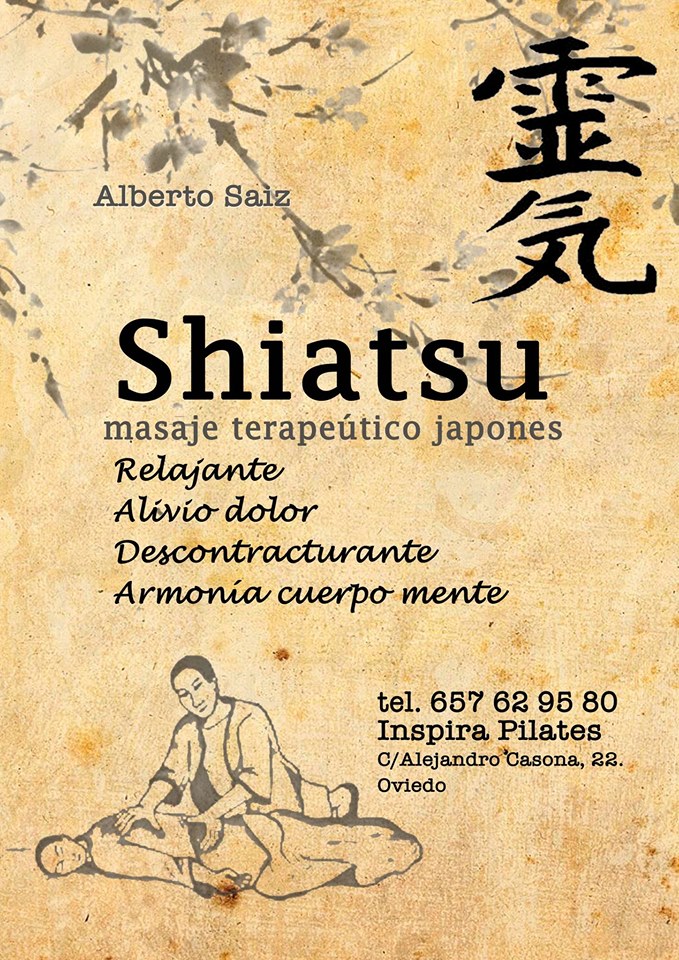 Alberto Saiz Masaje shiatsu. Oviedo.