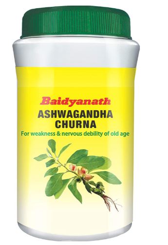 Baidyanath Ashwagandha Churna - Helps Boost Energy - 100g (Pack of 2)